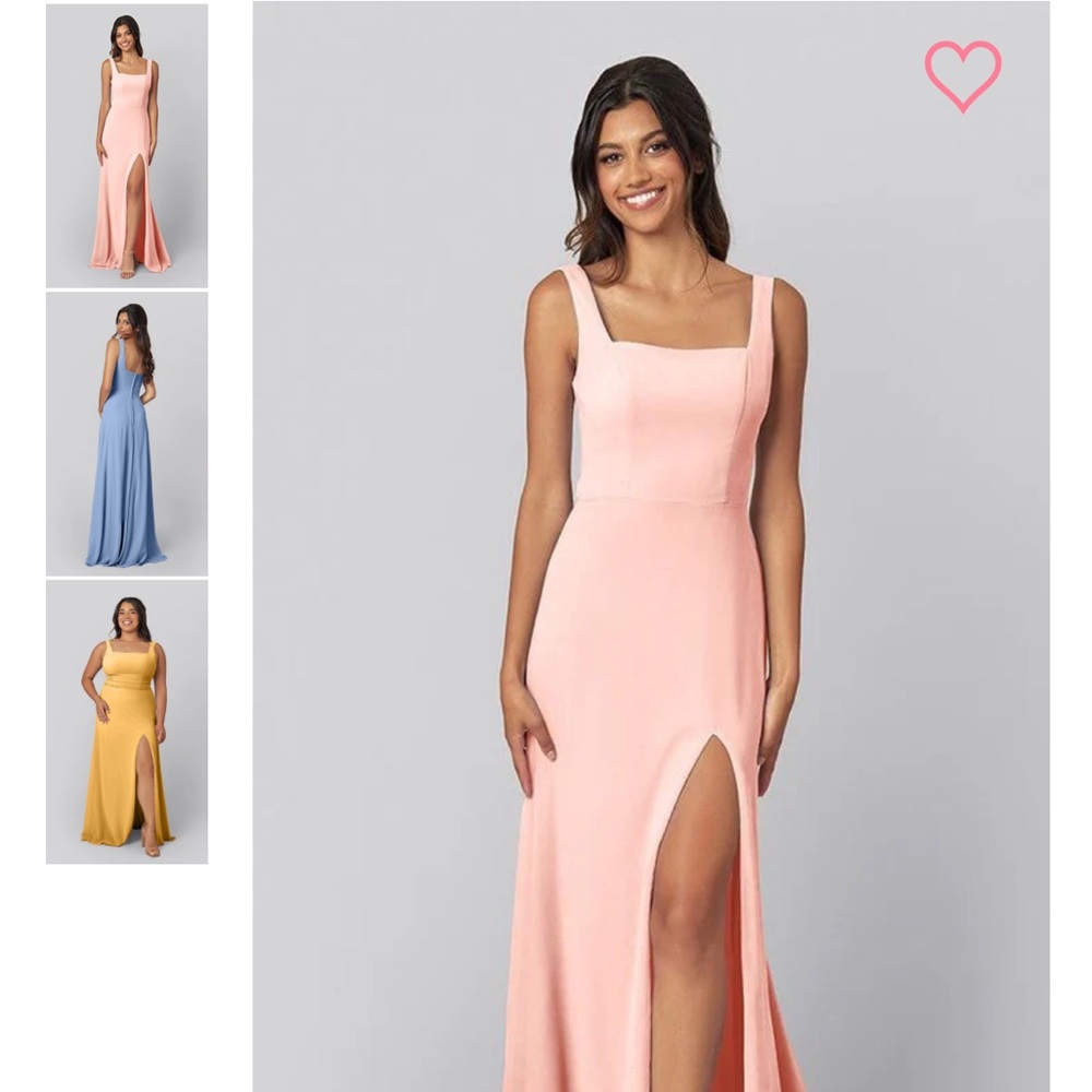 Kennedy Blue Jay Bridesmaid Dress in Peach